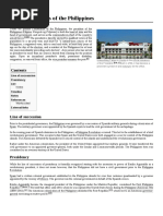 List of Presidents of The Philippines: Line of Succession Presidency List Timeline Notes References External Links