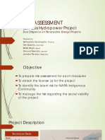 Risk Assessment: San Luis Hydropower Project