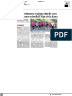 Movis, movimento e salute oltre la cura: un successo la Summer School sull'Alpe della Luna - Il Corriere Adriatico del 6 luglio 2021