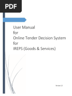 IREPS Application | PDF | Java (Software Platform) | Internet Explorer
