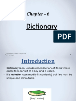 Chapter - 6 Dictionary