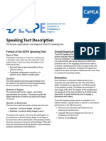 Ecpe Speakingtestdescription