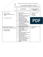 Work Plan for Creative Non-Fiction Writing