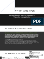History of Building Materials
