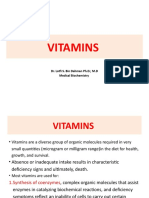 Vitamins: Dr. Lotfi S. Bin Dahman Ph.D. M.D Medical Biochemistry