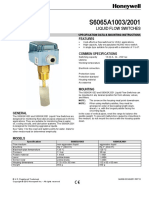 S6065 Honeywell Flow Switch