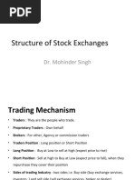 Structure of Stock Exchanges: Dr. Mohinder Singh