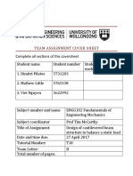 Team Assignment Cover Sheet