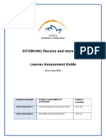 SITXINV001 Receive and Store Stock Learner Assessment Pack V2.0 06 2019