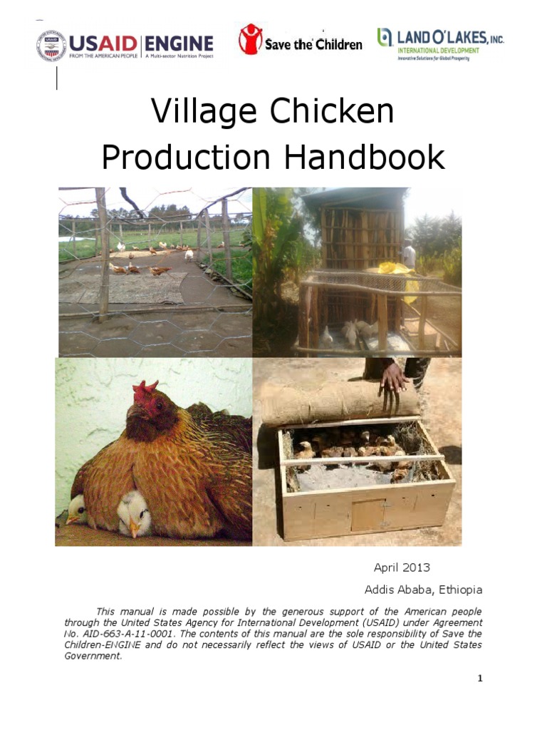 Village Chicken Production Handbook April 2013 Addis Ababa, Ethiopia