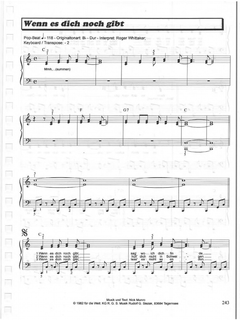 Wenn Es Dich Noch Gibt PDF