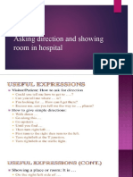 Asking Direction and Showing Room in Hospital