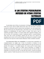 Kantor - Cómo Los Eventos Psicológicos Difieren de Otros Eventos Naturales