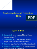 Understanding and Presenting Data