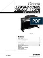 Yamaha CLP 170 Service Manual