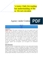 Agency Under Contracts-Academia