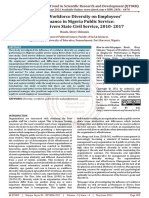 Impact of Workforce Diversity On Employees' Performance in Nigeria Public Service A Study of Rivers State Civil Service, 2010 2017