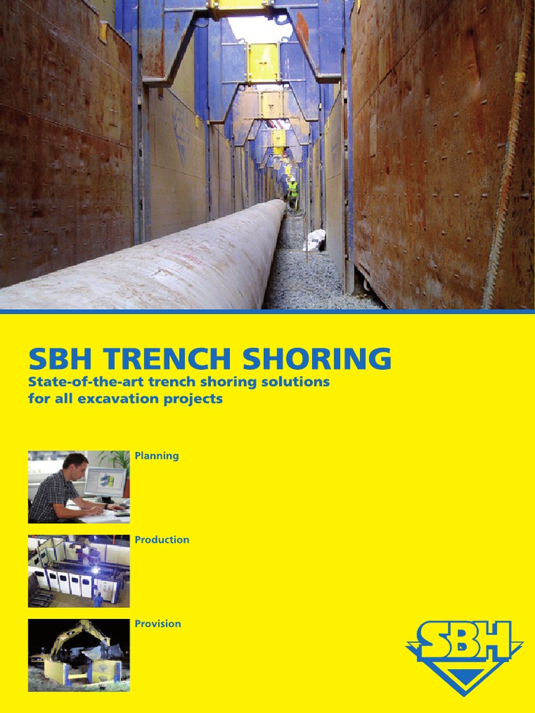 Trench Shoring Specifications and Guidelines | PDF | Length ...
