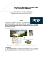 DYNAMIC BEHAVIOUR CHARACTERIZATION OF CONCRETE DAMS BASED ON CONTINUOUS MONITORING