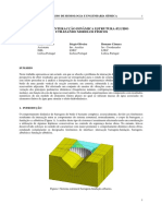 Estudo Da Interacção Dinâmica Estrutura-Fluido Utilizando Modelos Físicos