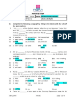 English Worksheet - Tenses by Atharva Bhokare