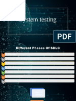 System Testing Phases and Types