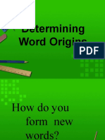 Determining Word Origins