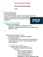 Railway Electrification: Sanction of A Project by Railway Board