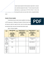 Evaluation of Recovery Capability and Safety Constraints