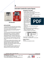 HE Series Selectable Candela Evacuation Signals: Standard Features