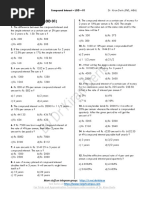 Compound Interest (LOD 01) : Test Series at For Tricks and Approximation Techniques Refer Sessions of Dr. Kiran Derle