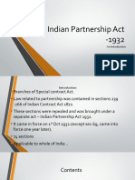 Indian Partnership Act - 1932: An Introduction