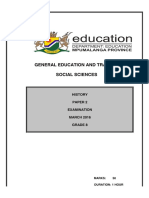 History Grade 8 March