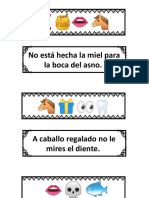 20 Refranes Con Emojis para Trabajar en Clase PARA IMPRIMIR