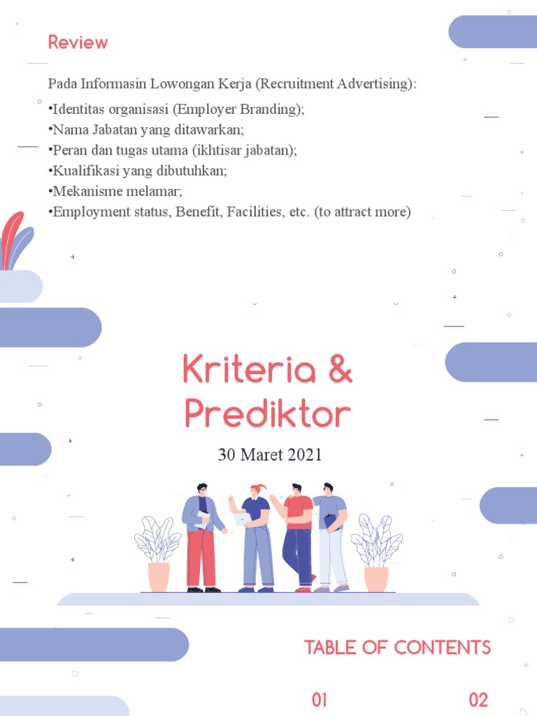 Kriteria Dan Prediktor | PDF | Karier & Perkembangan
