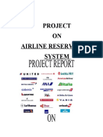 Project ON Airline Reservation Syste M