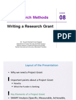 08 Writing A Research Grant