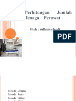 Perhitungan Tenaga Perawat