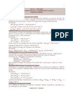 TD N°1 - 2007/2008 Second Principe de La Thermodynamique Thermochimie