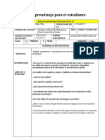 Guía de Aprendizaje Del Docente #4 - Lengua Castellana