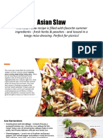 Asian Slaw Salad Recipe