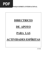 Directrices de apoyo