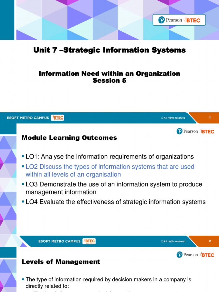 Strategic Information Systems Overview | PDF | Policy | Strategic Planning