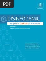 Disinfodemic: Deciphering Disinformation