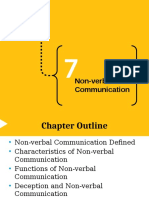 Chapter 7 Non Verbal Communication