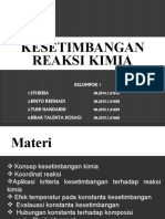 Kesetimbangan Reaksi Kimia