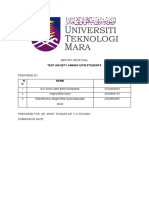 Test Anxiety (Group 1)