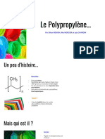 Le polypropylène...
