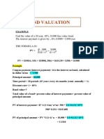 Bond and Stock Valuation