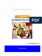 Ayudante de COCINA Manual